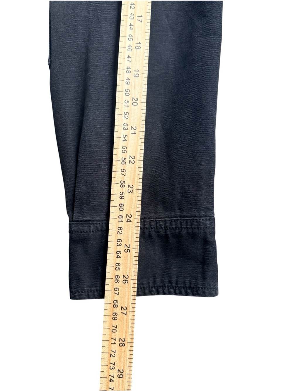 Levi’s Black Hooded Utility Field Jacket Women’s L Military Cargo - Picture 7 of 12
